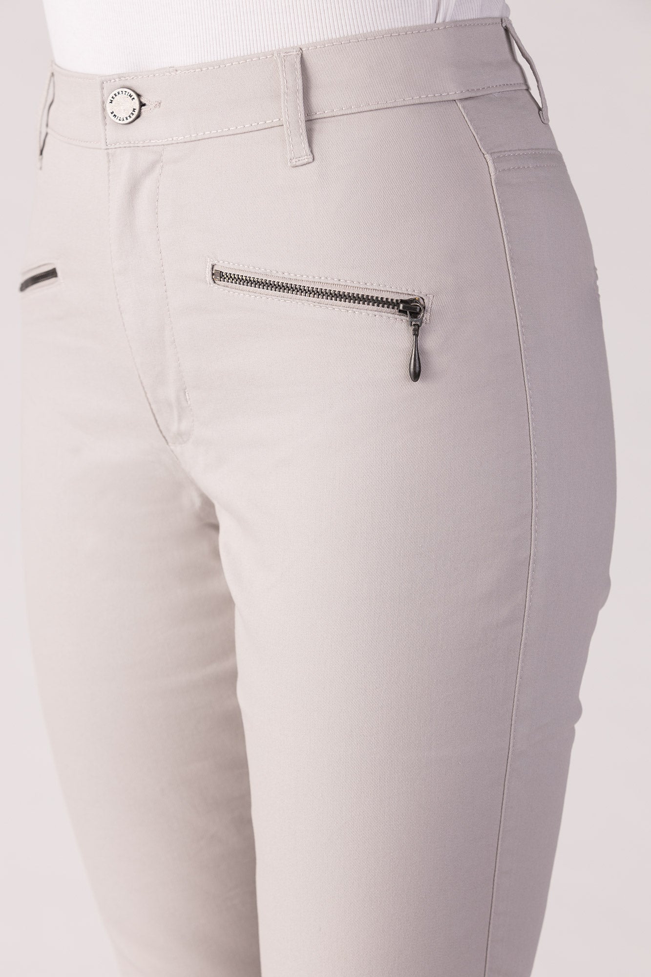 15628-430-11 / Slim, High Waist - Sand