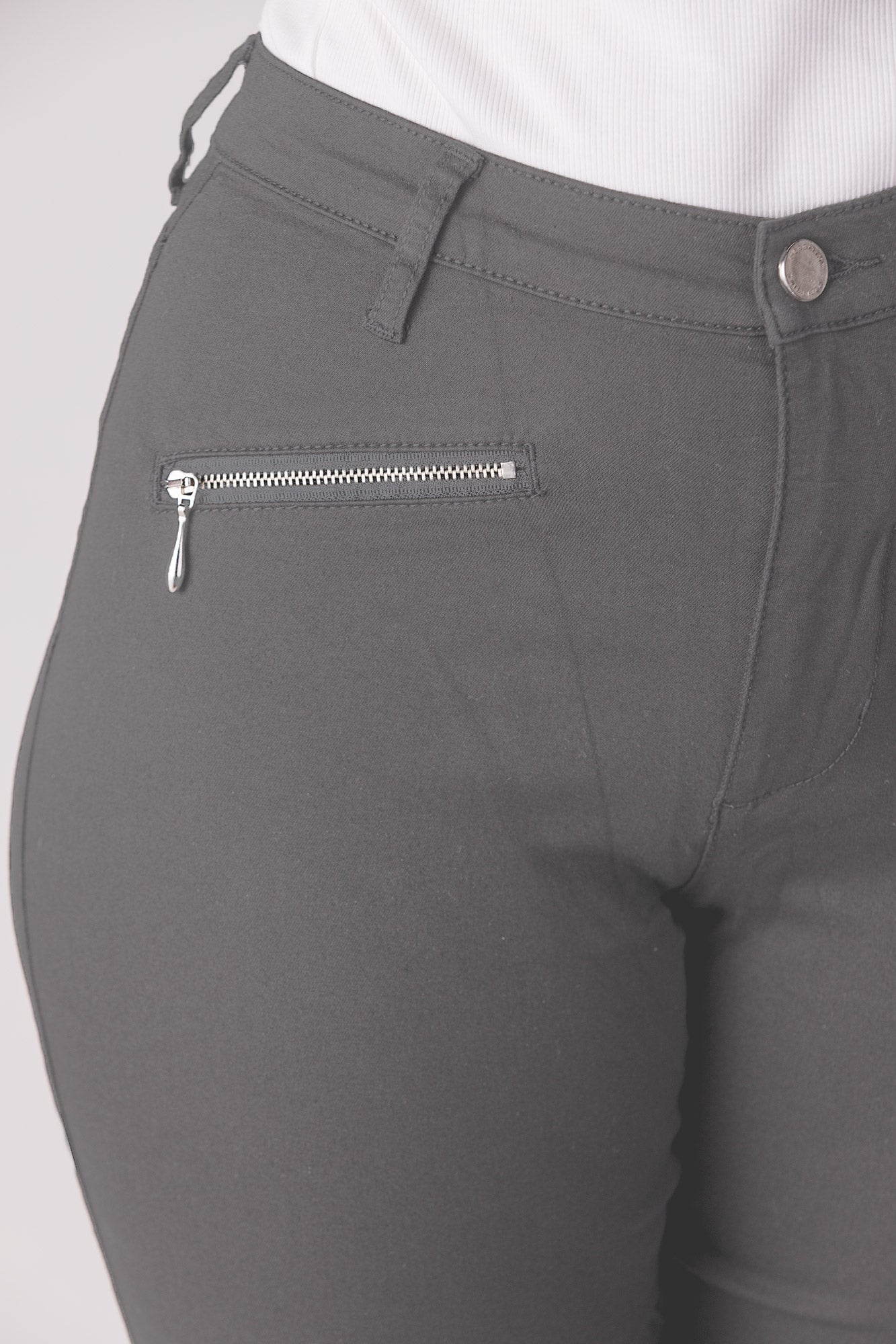 15628-430-15 / Slim, High Waist - Grey