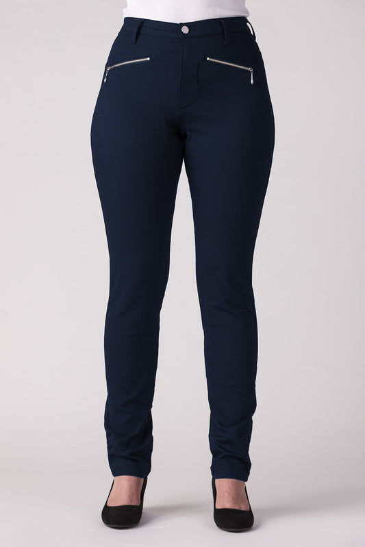 15628-430-24 / Slim, High Waist - Navy