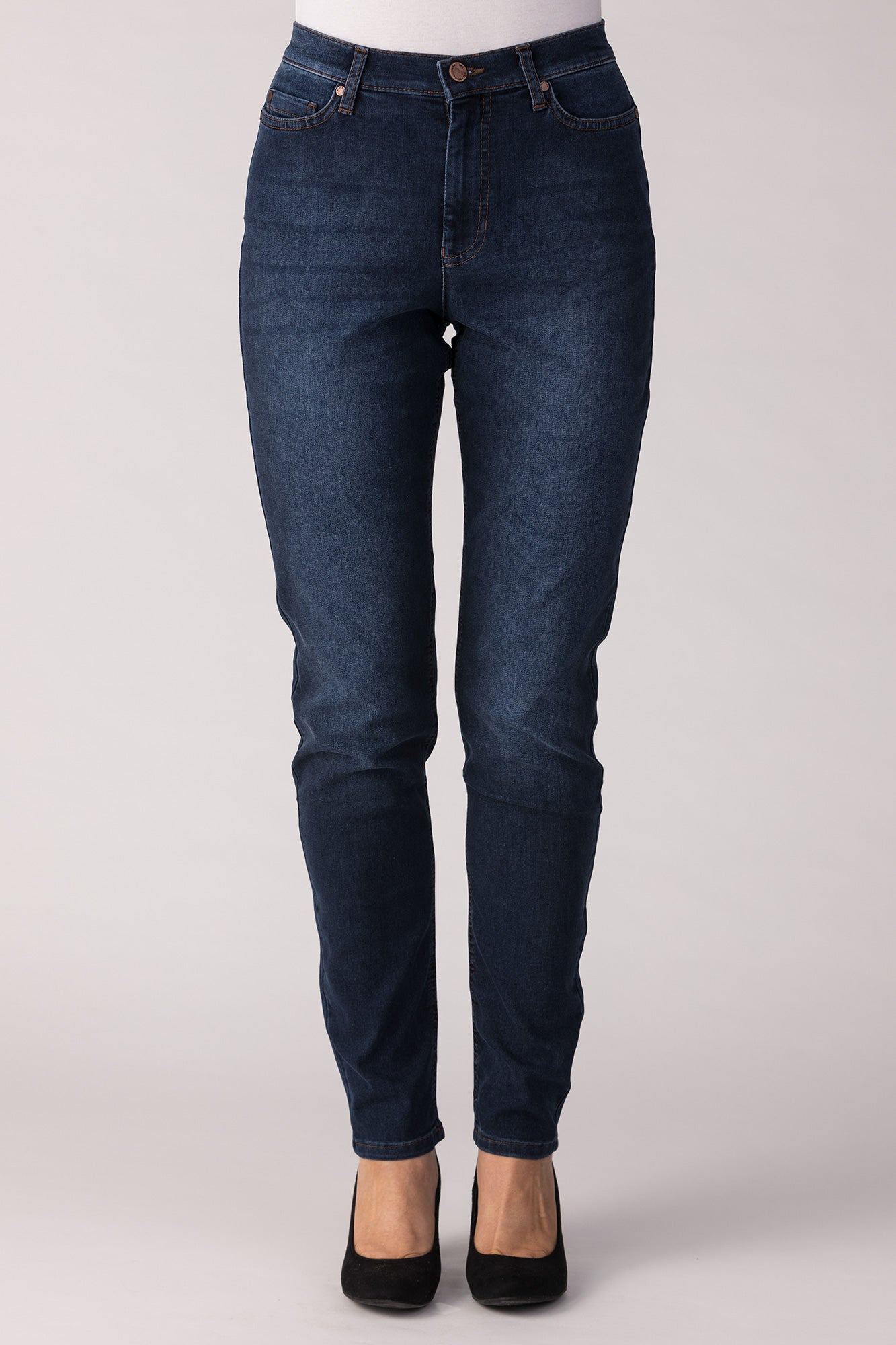 15636-432-23 / Super Slim, High Waist - Blue Denim