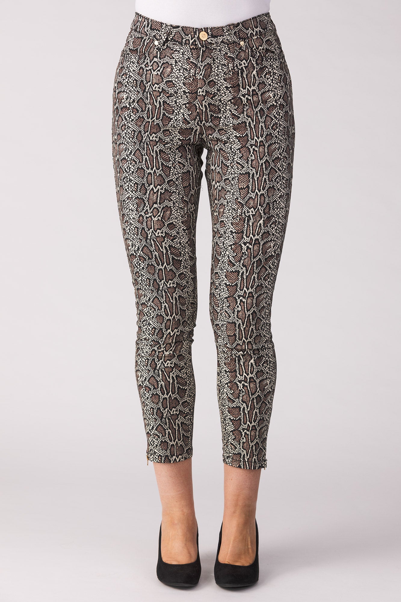 15640-440-62 / Super Slim Ankel - Slange Print