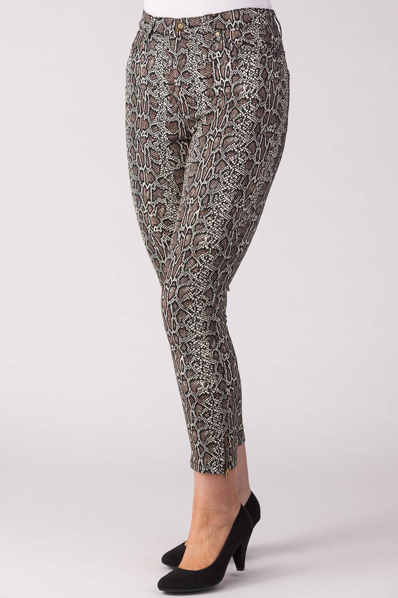 15640-440-62 / Super Slim Ankel - Slange Print