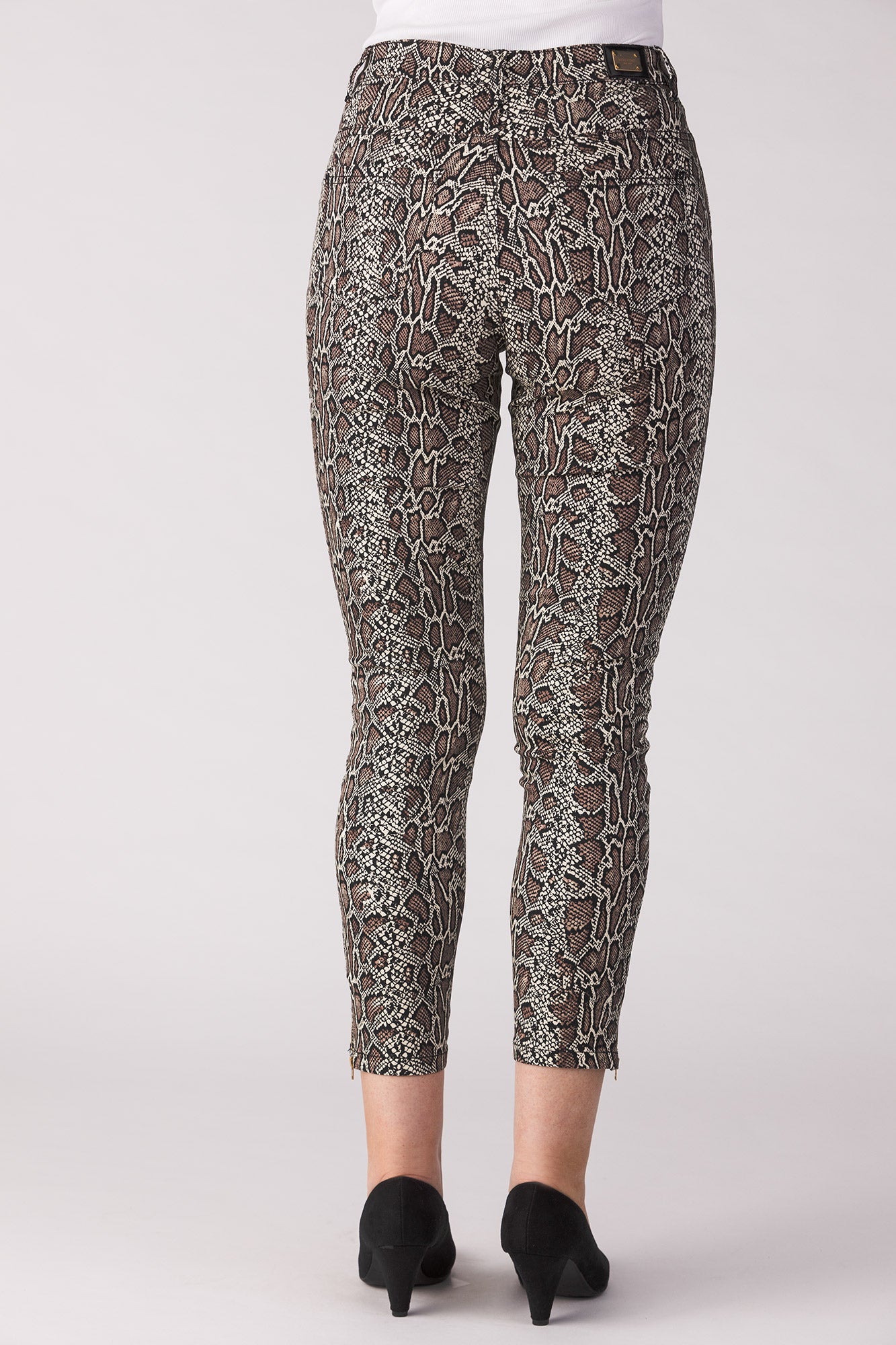 15640-440-62 / Super Slim Ankel - Slange Print