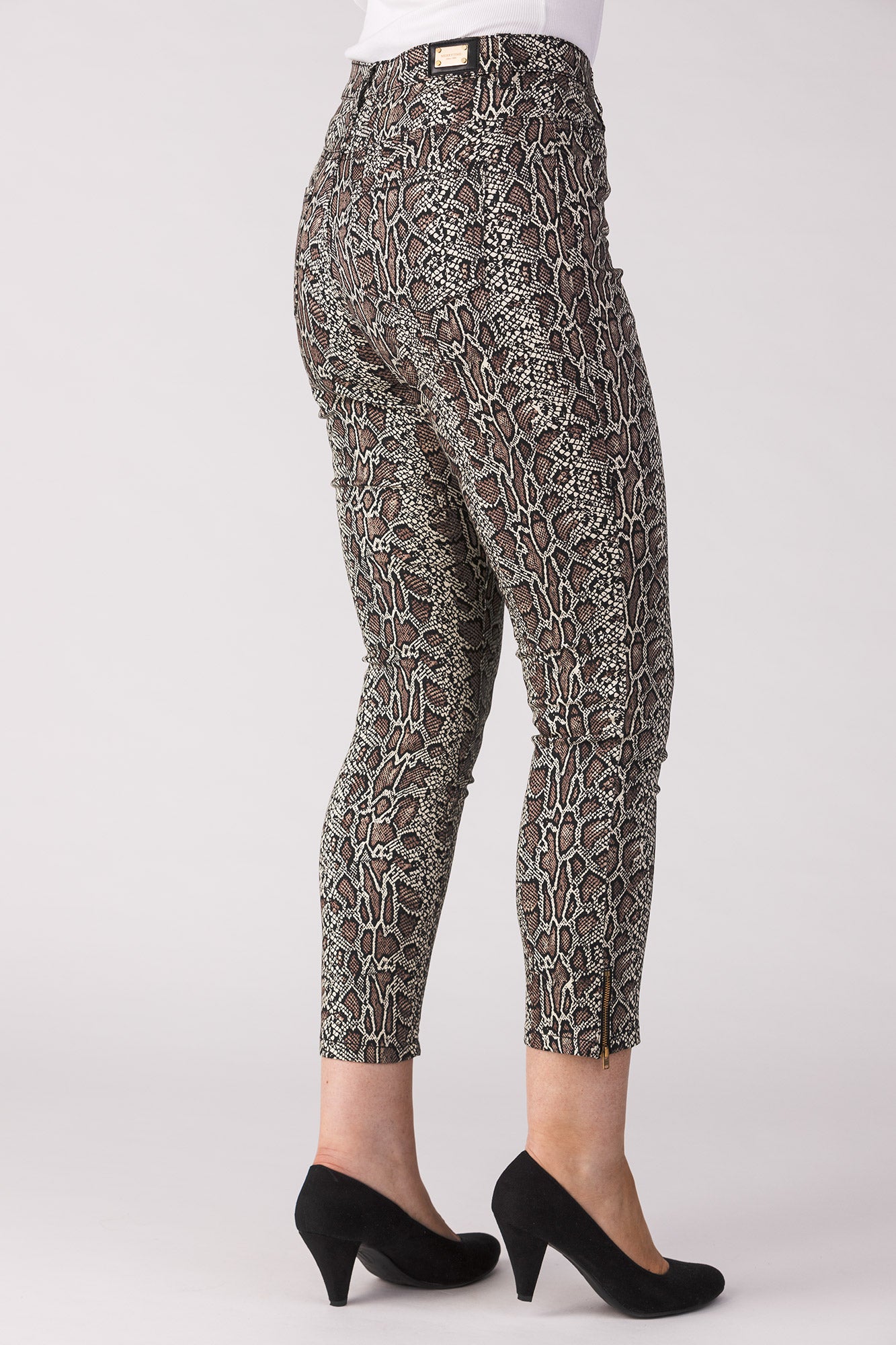 15640-440-62 / Super Slim Ankel - Slange Print