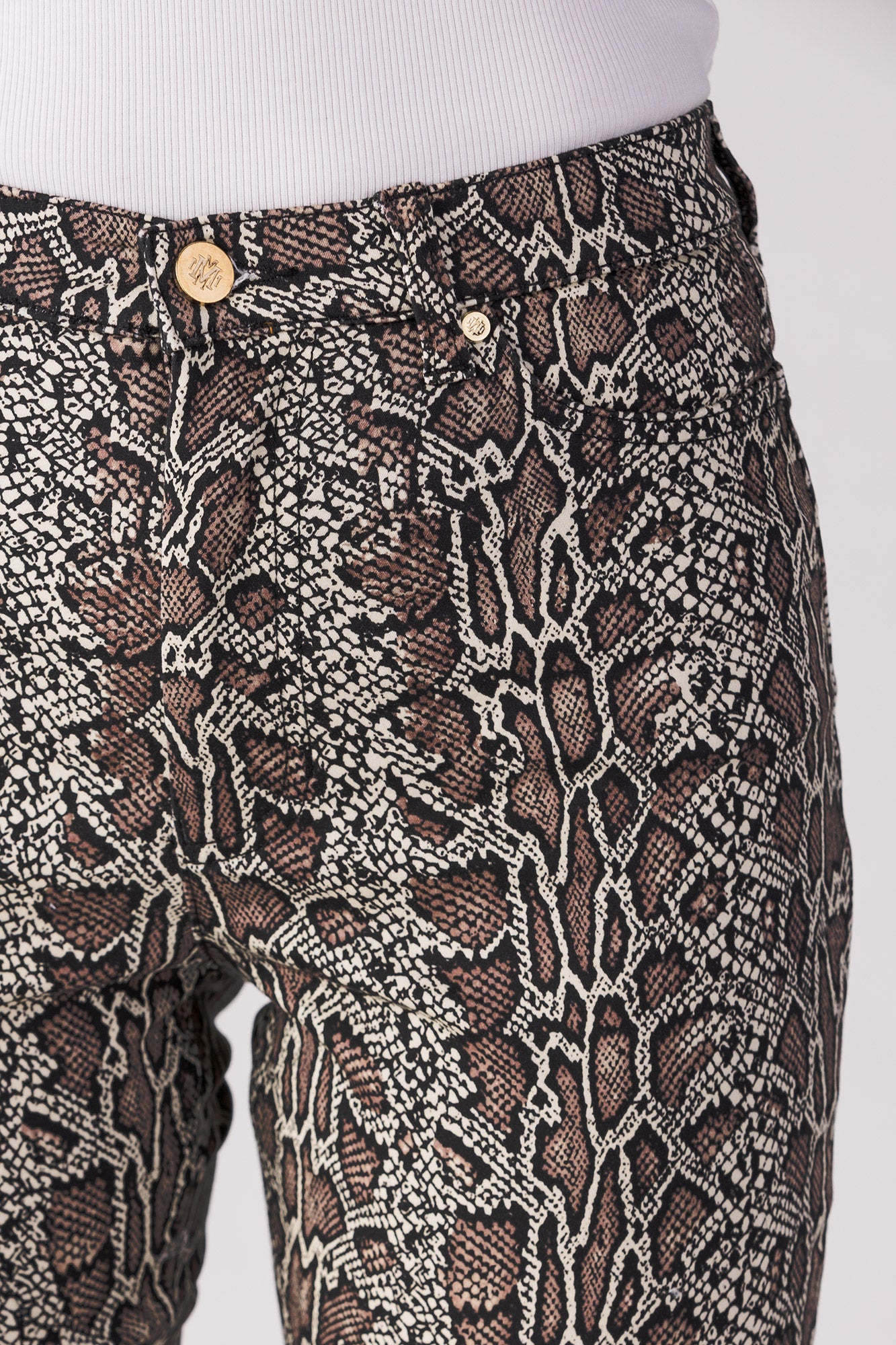 15640-440-62 / Super Slim Ankel - Slange Print