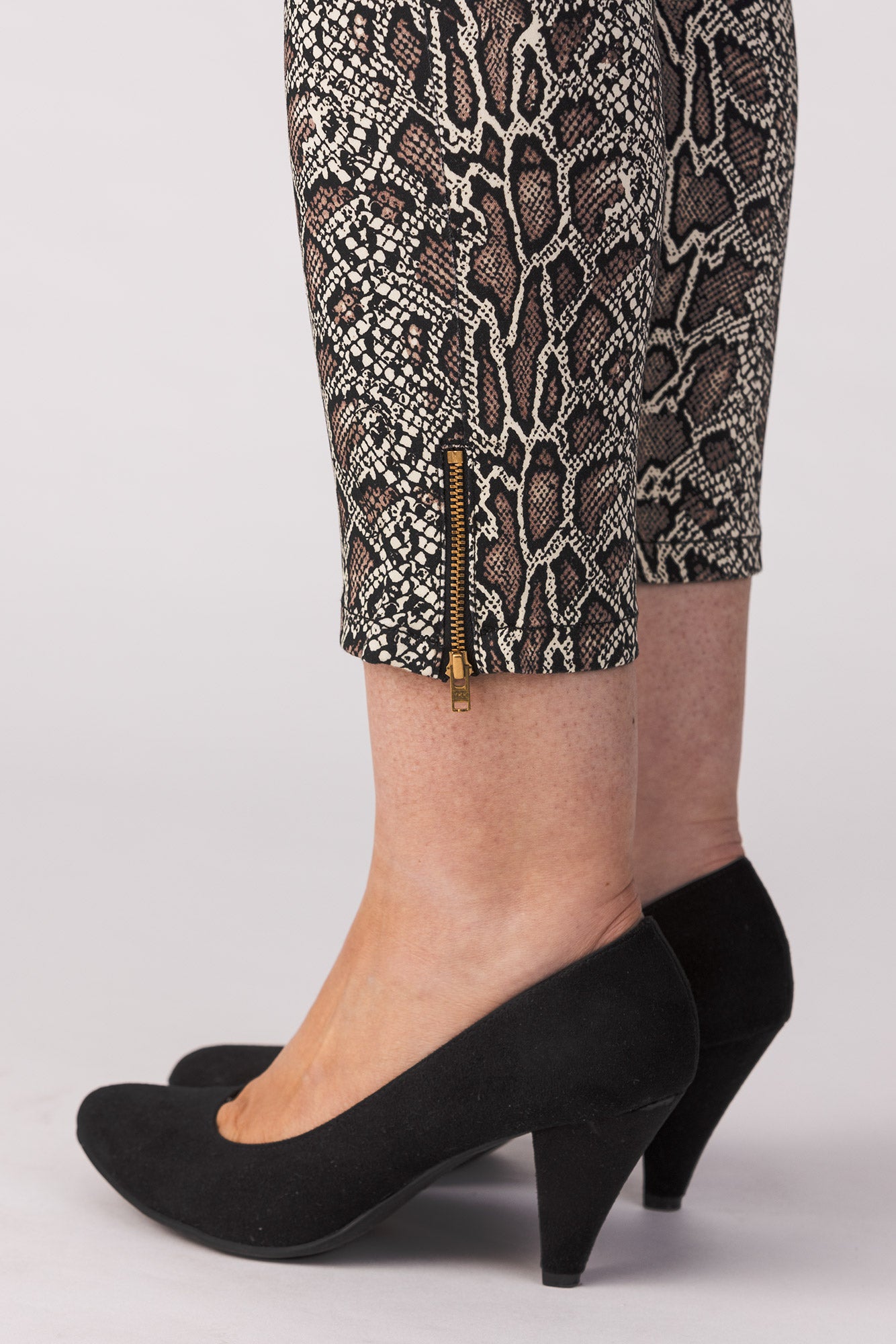 15640-440-62 / Super Slim Ankel - Slange Print