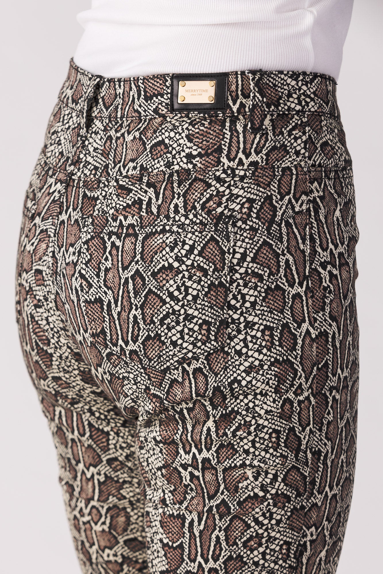 15640-440-62 / Super Slim Ankel - Slange Print