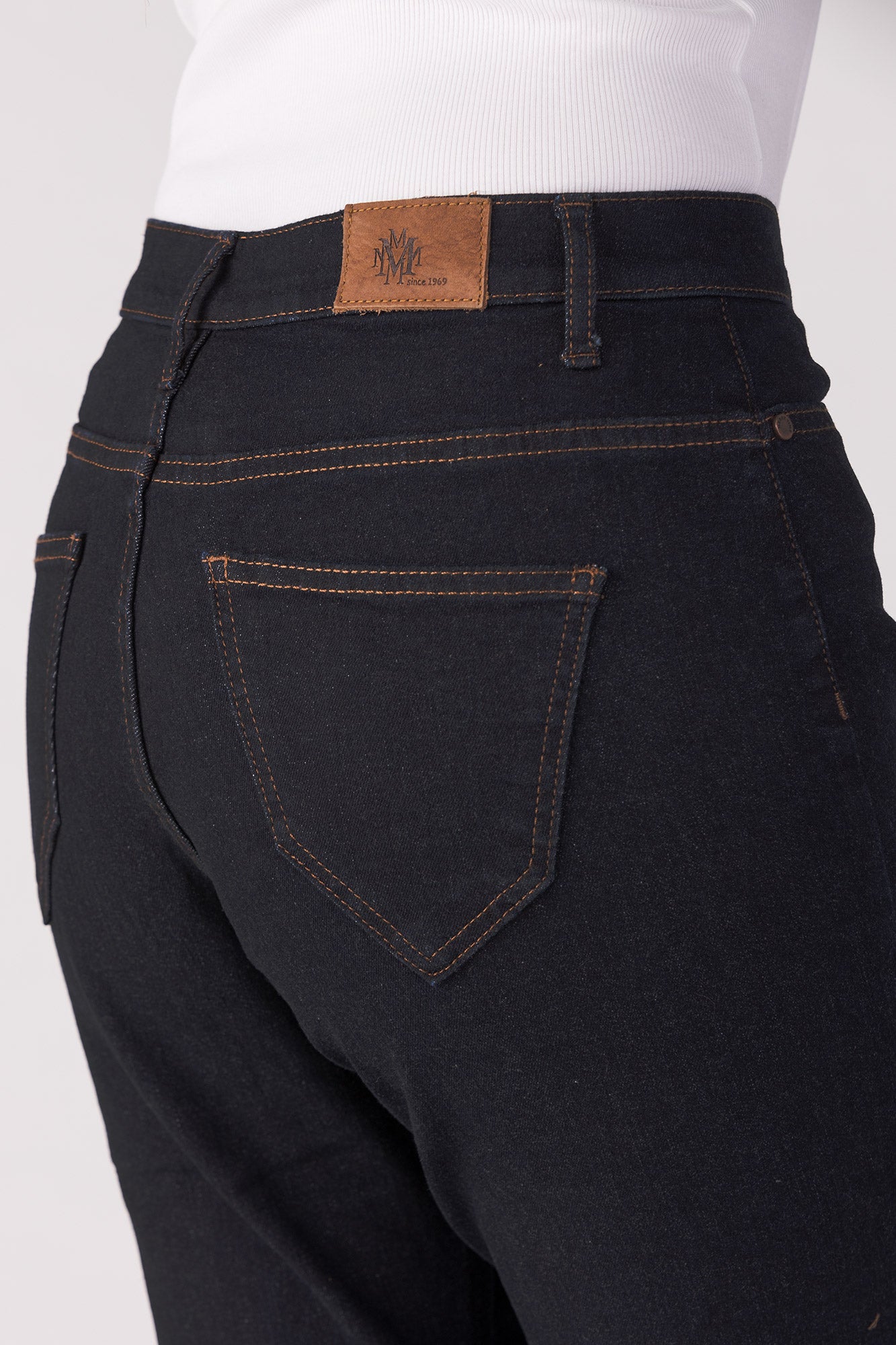 15646-432-29 / Regular, Høj Talje - Mørk Denim