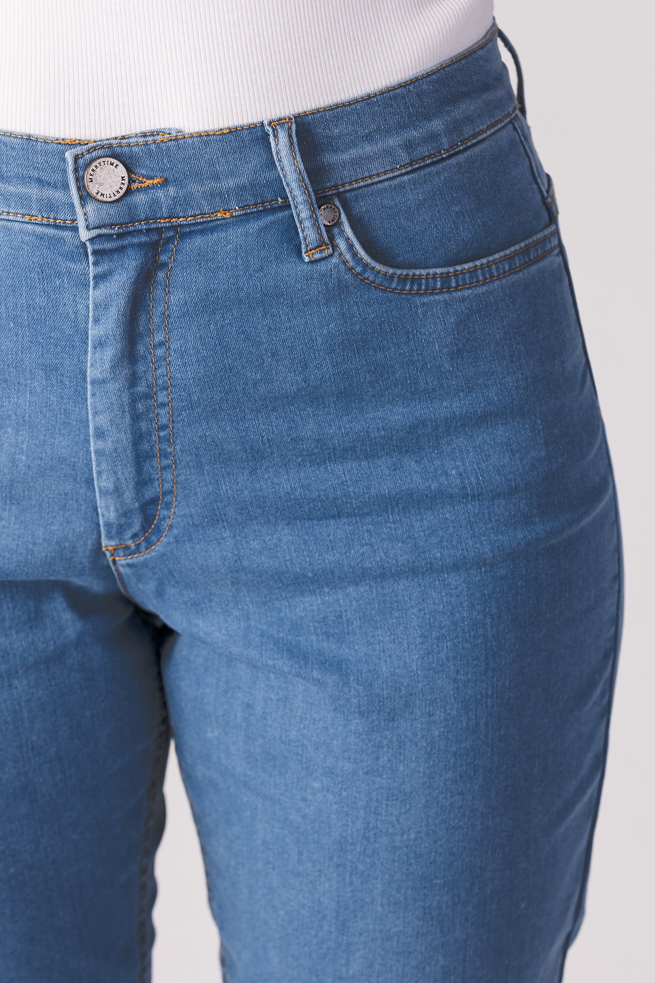 15661-432-20 / Shorts, Slim - Lys denim