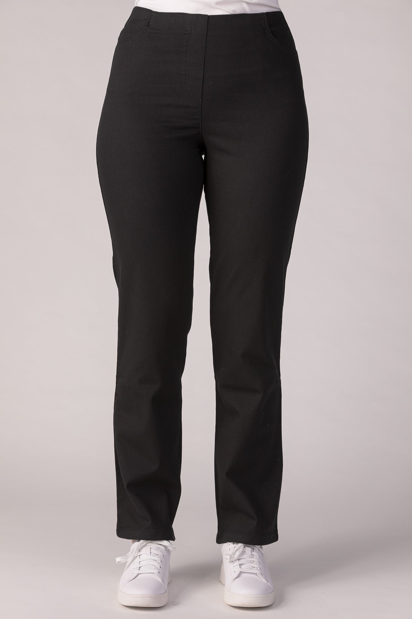 15663-430-09 / Wide, High Waist - Black