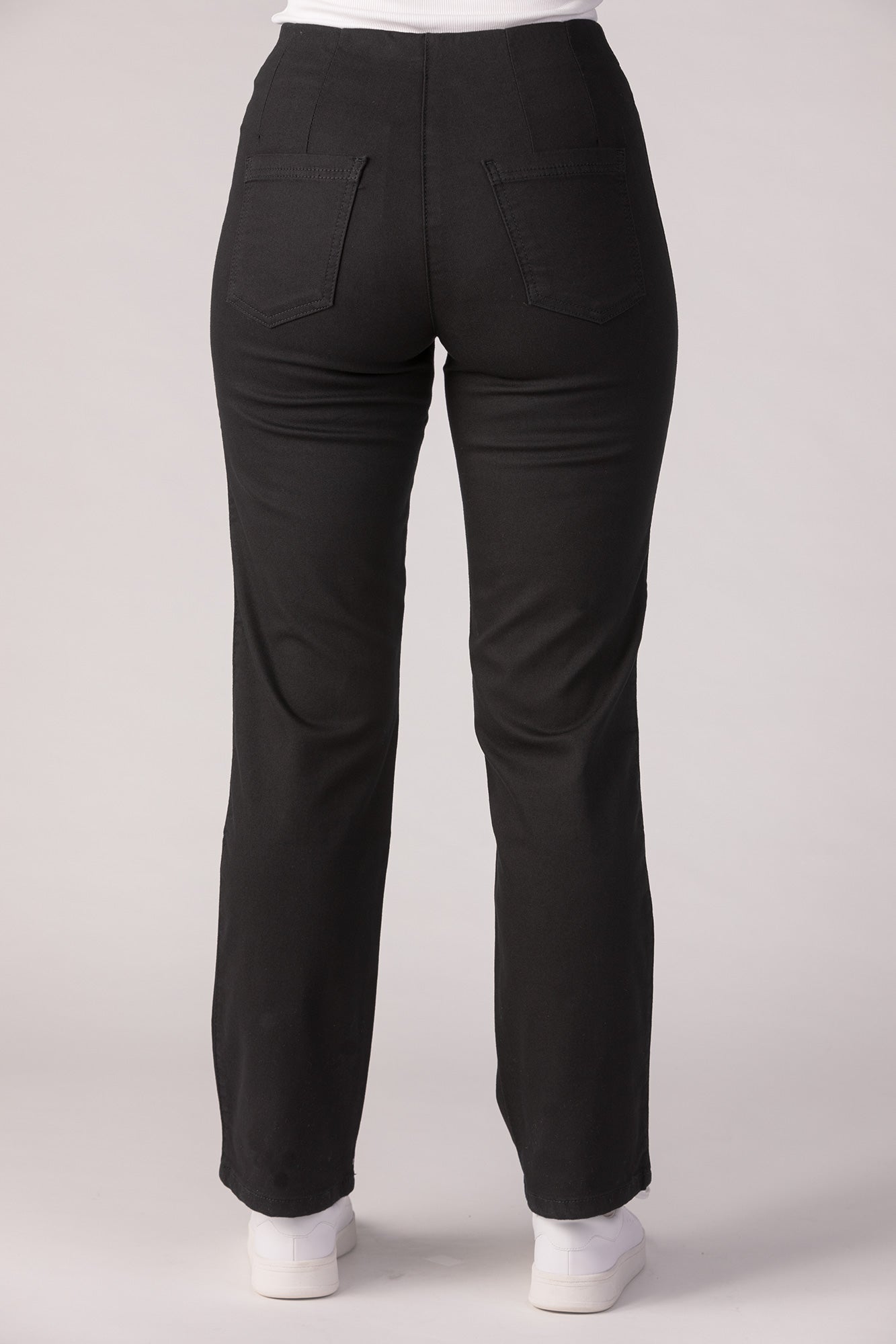 15663-430-09 / Wide, High Waist - Black