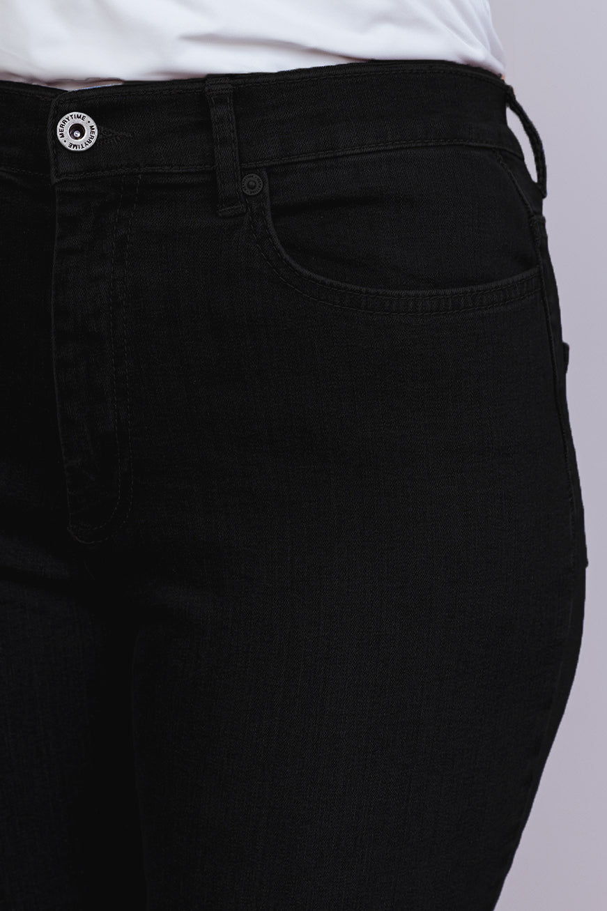 15666-430-09 / Slim, High Waist - Black