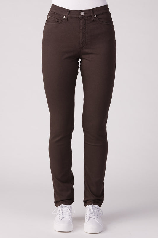 15652-431-68 / Slim, High Waist - Chocolate Torte