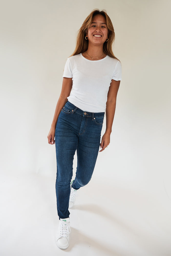 15636-432-23 / Super Slim, High Waist - Blue Denim