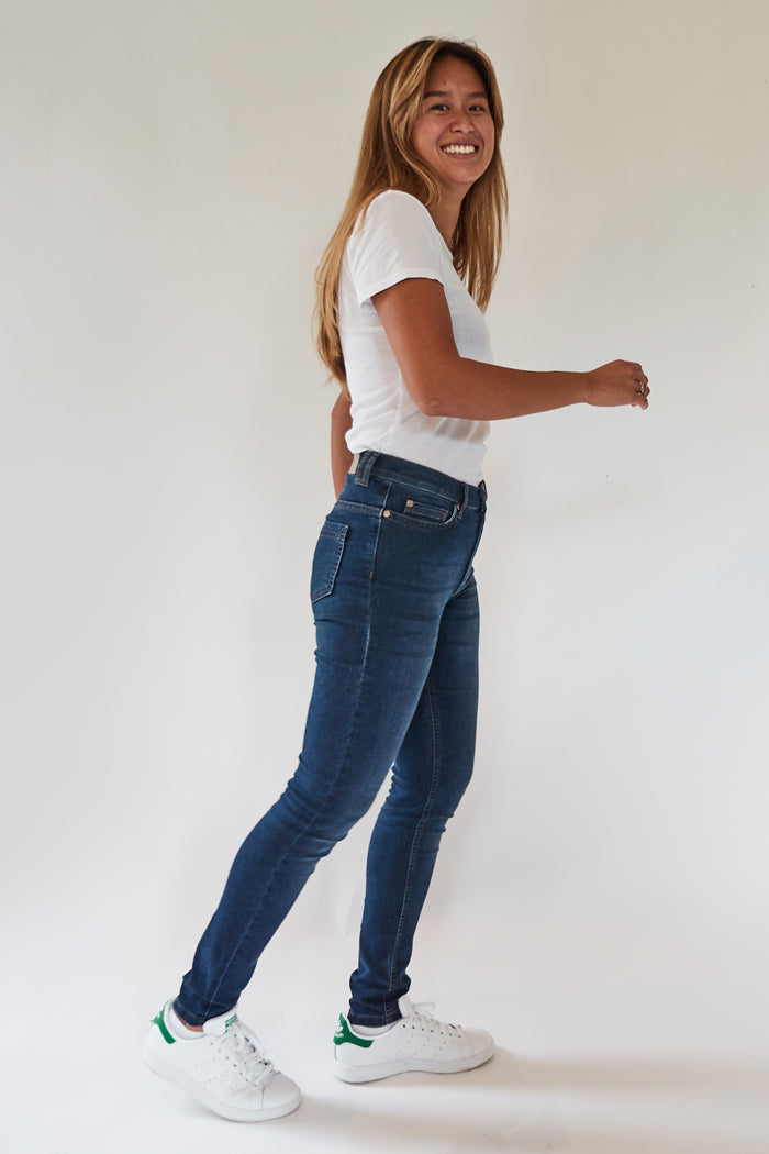 15636-432-23 / Super Slim, High Waist - Blue Denim